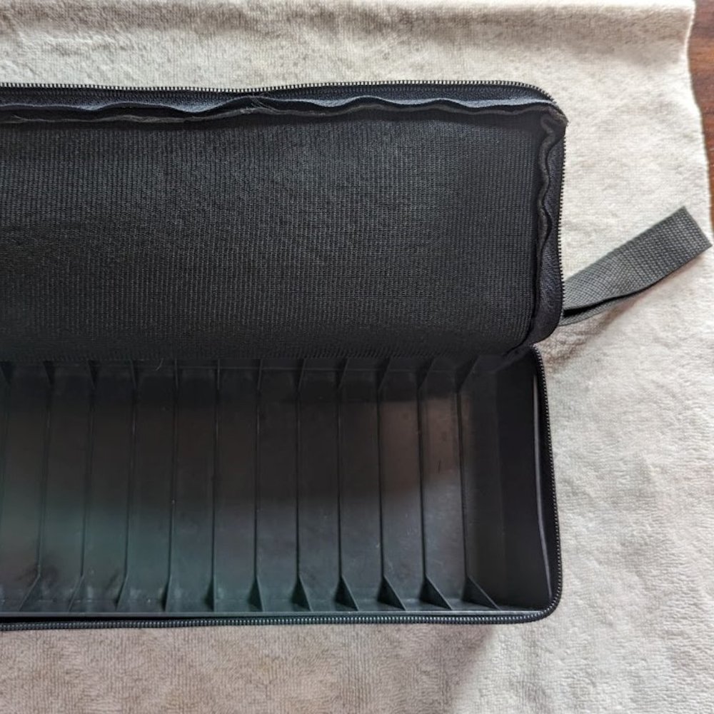 REDUCED   Vintage TDK Audio Cassette Tape Storage Case c 1980s